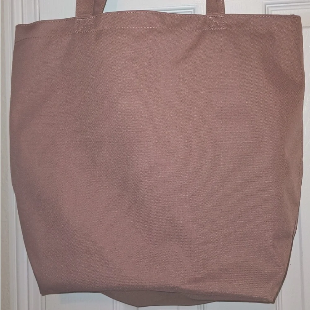 Herschel Supply Company Mica Style Tan Sand Neutral Zip Tote Bag - NWT - Picture 4 of 12